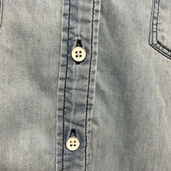 Torrid Light Denim Button Up - Picture 4 of 6